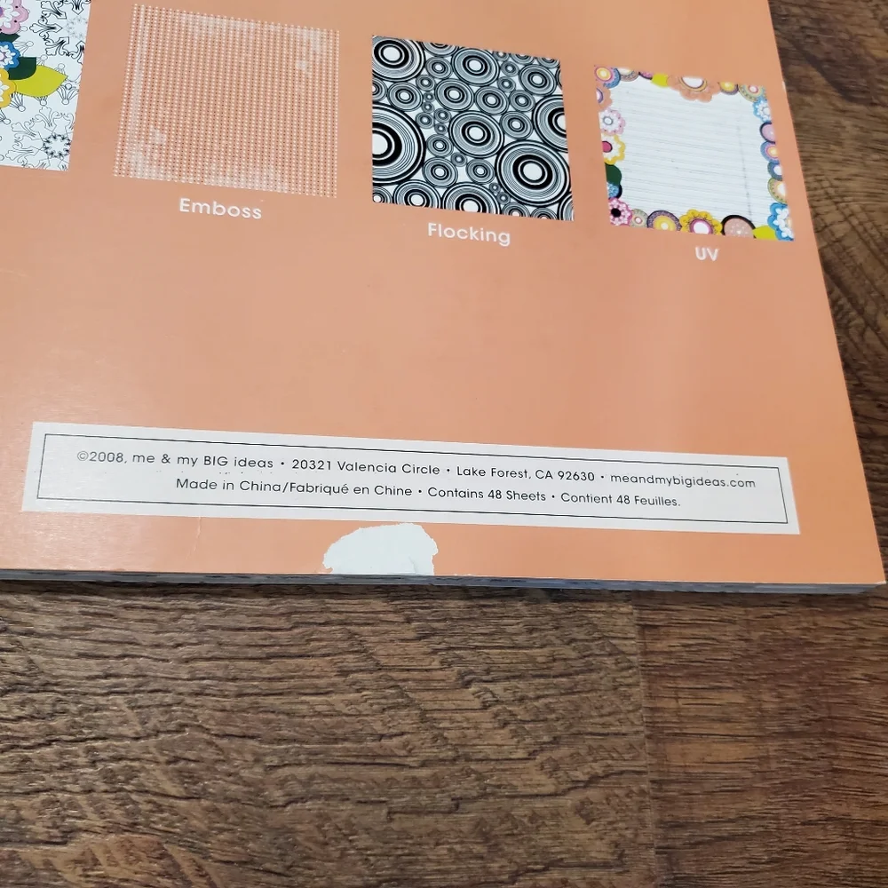Me My Big Ideas Cardstock Scrapbooking Paper 48 Sheets Arts Crafts Specialty NEW